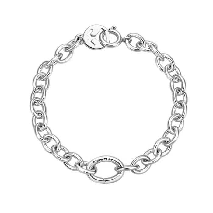 Silver Opened Link Bracelet