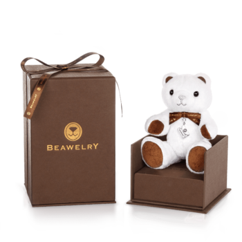 Mini Sparkle Beawelry Bear & Silver Envelope Charm