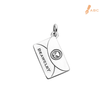 Silver Large Personalise Envelope Charm