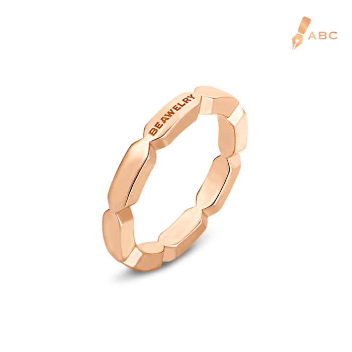 18K Pink Gold Beawelry Band Ring