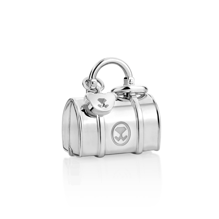 Silver Mini Handbag Charm